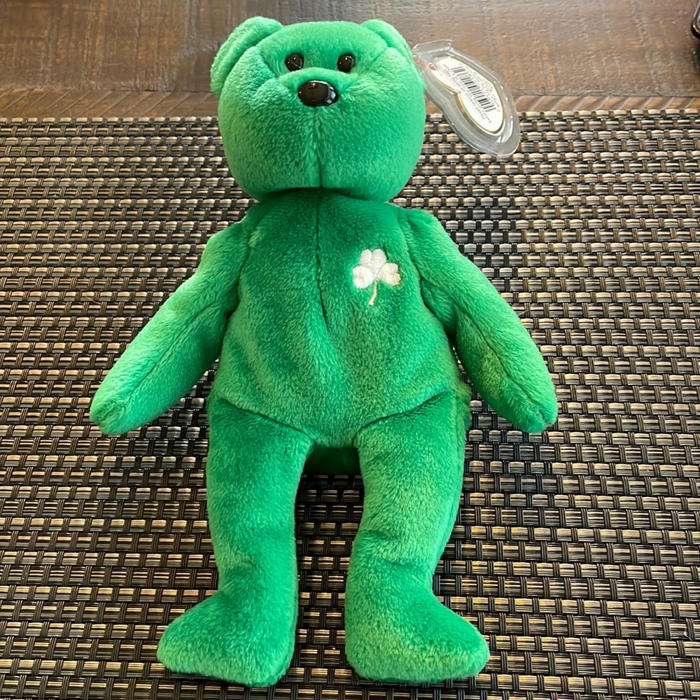 💚4/$30💚 RARE Erin the Bear Beanie Baby